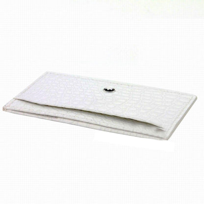 Montblanc porta carte di credito 2cc Meisterstuck bianco 113722