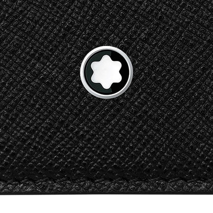 Montblanc porta carte di credito tascabile 3 scomparti Montblanc Sartorial nero 128582