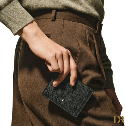 Montblanc portafoglio 6cc nero 220198