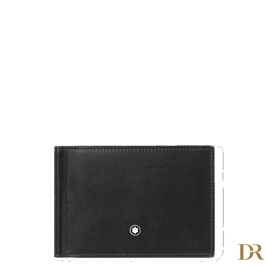 Montblanc Portafoglio Meisterstück 6 scomparti con fermasoldi nero 198313