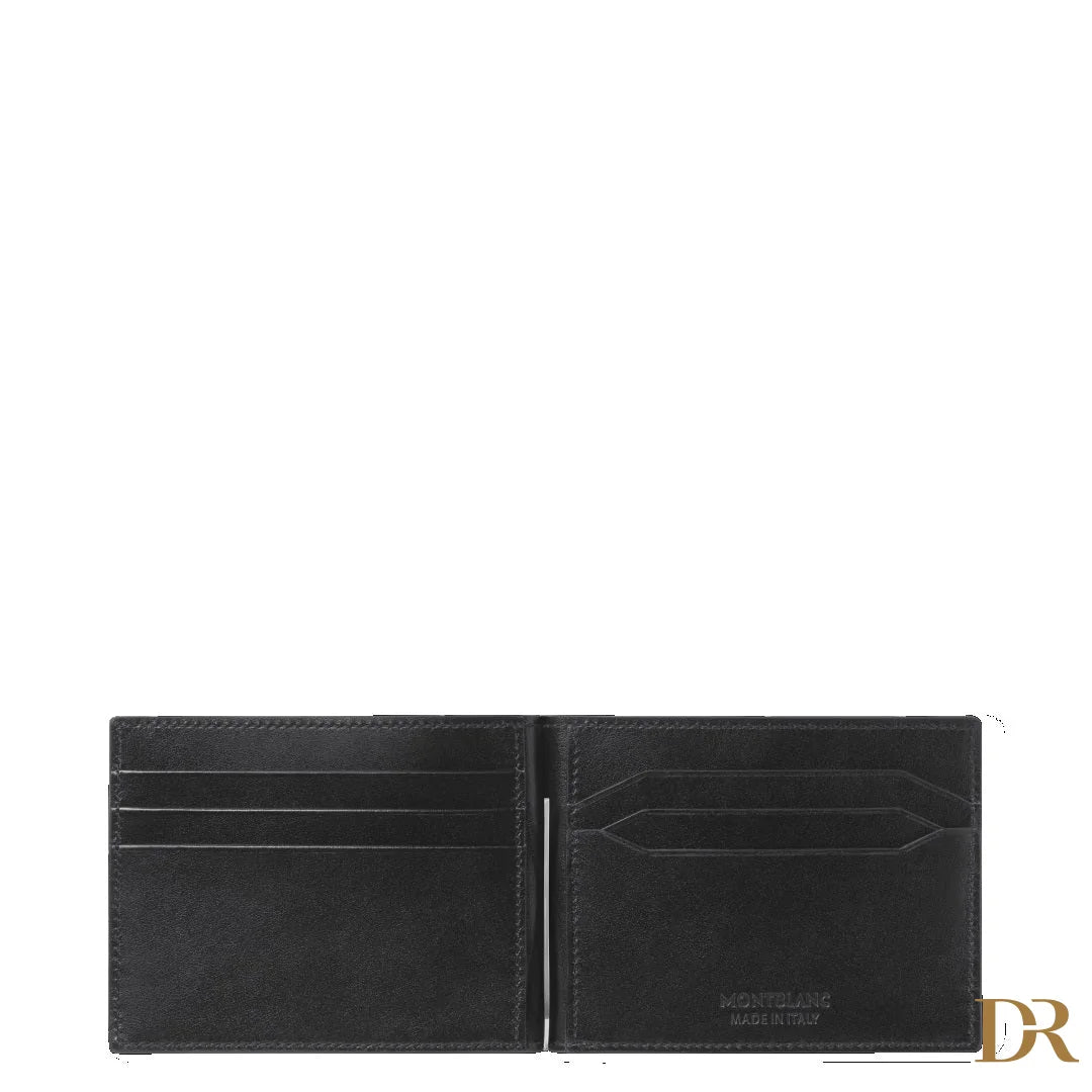 Montblanc Portafoglio Meisterstück 6 scomparti con fermasoldi nero 198313