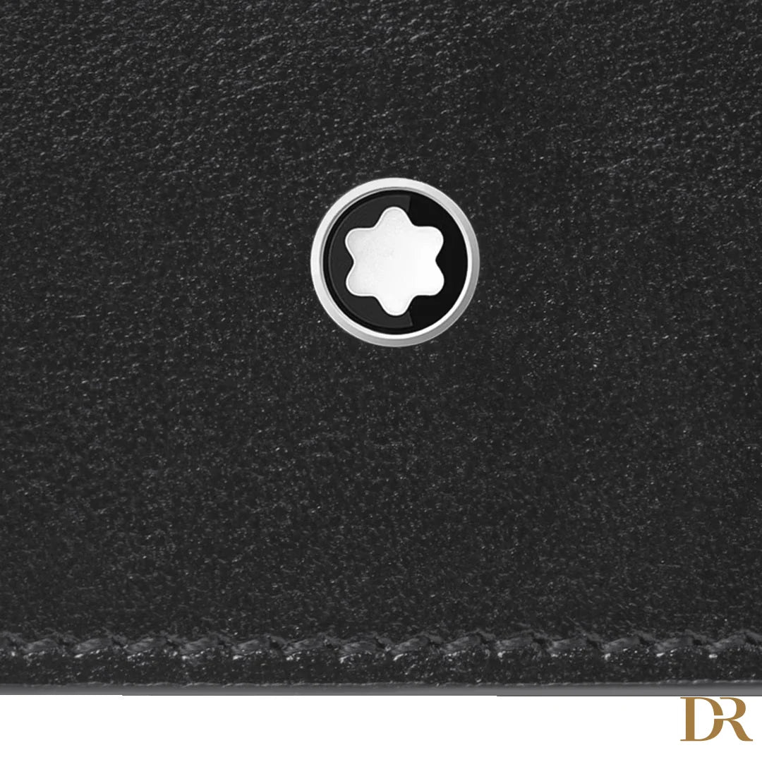 Montblanc Portafoglio Meisterstück 6 scomparti con fermasoldi nero 198313