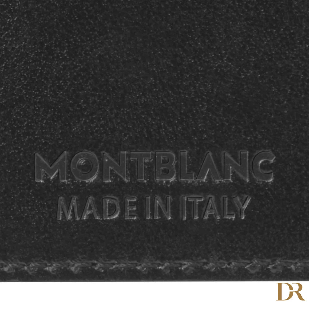 Montblanc Portafoglio Meisterstück 6 scomparti con fermasoldi nero 198313