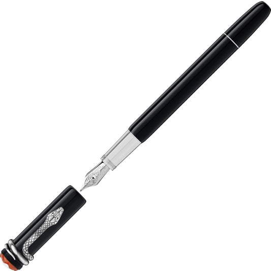 Montblanc stilografica Heritage Collection Rouge et Noir edizione speciale nero punta M 114722