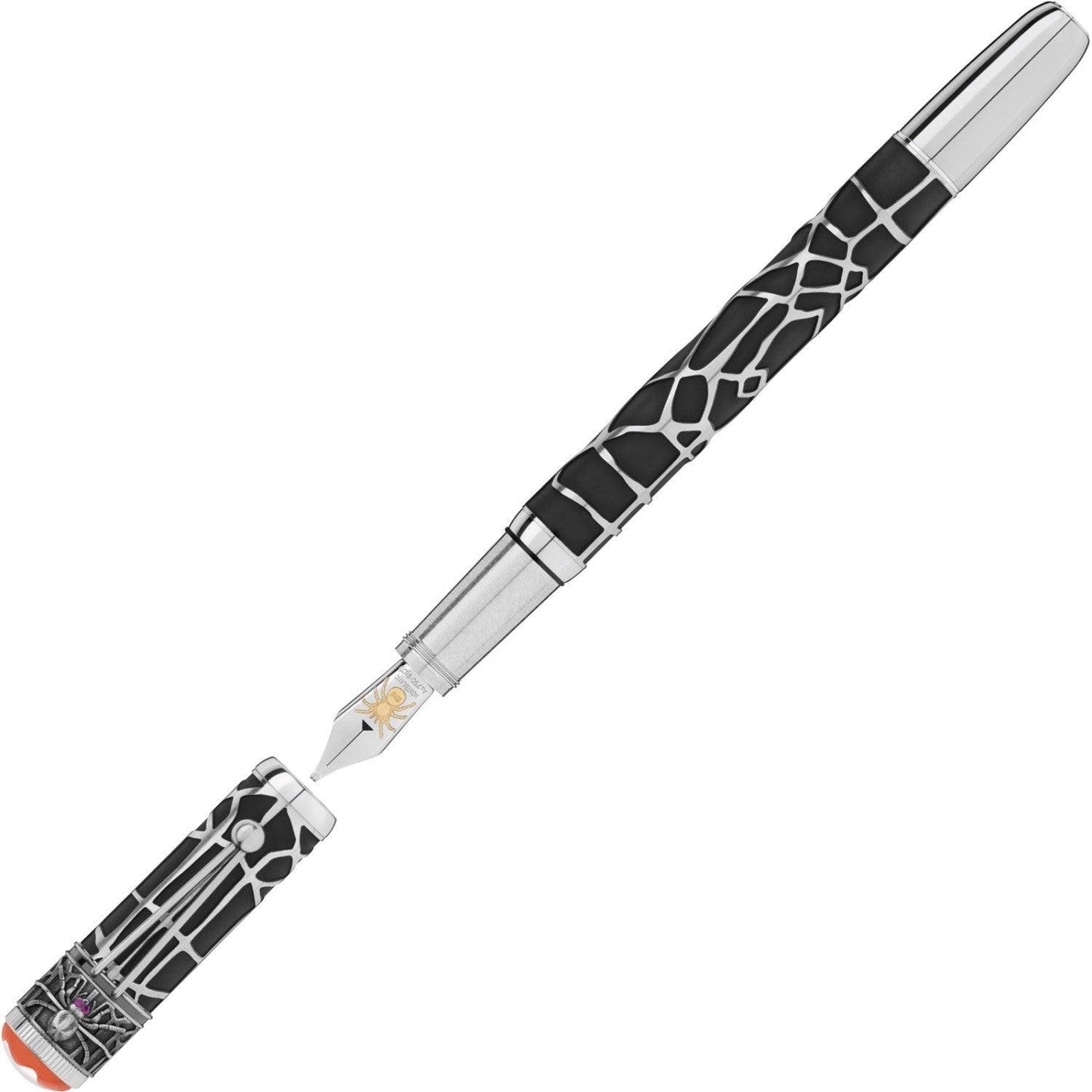 Montblanc Heritage Rouge Et Noir Spider Metamorphosis 限量版1906钢笔 M尖 117849