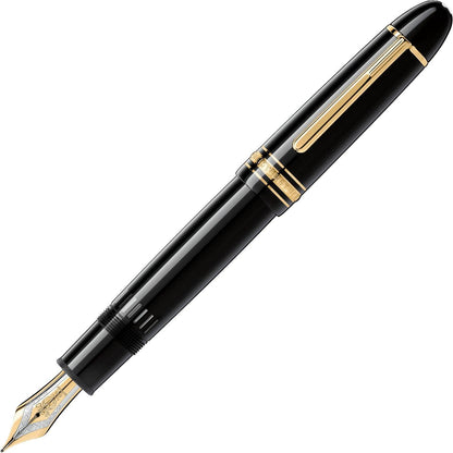 Montblanc stilografica Meisterstück 149 finitura oro punta M 115384 nuova referenza 132113