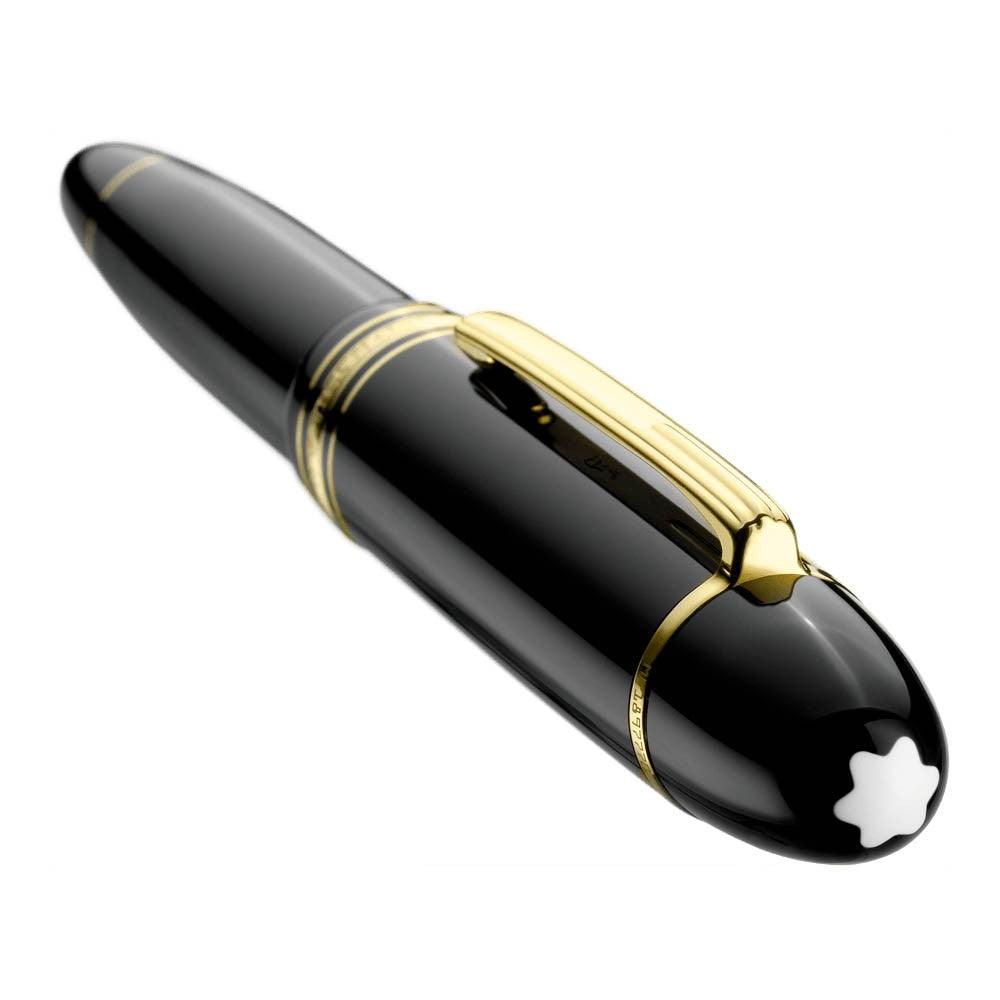 Montblanc stilografica Meisterstück 149 finitura oro punta M 115384 nuova referenza 132113