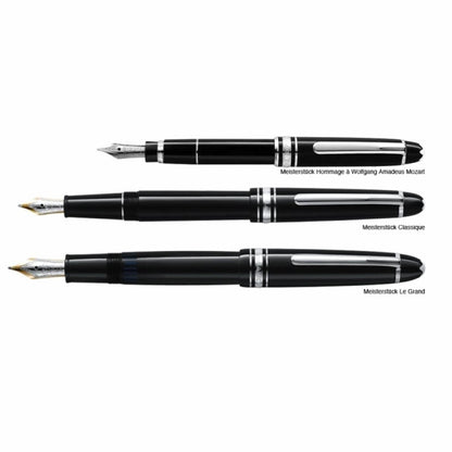 Montblanc stilografica Meisterstuck Platinum Hommage a W.A. Mozart punta F 107705