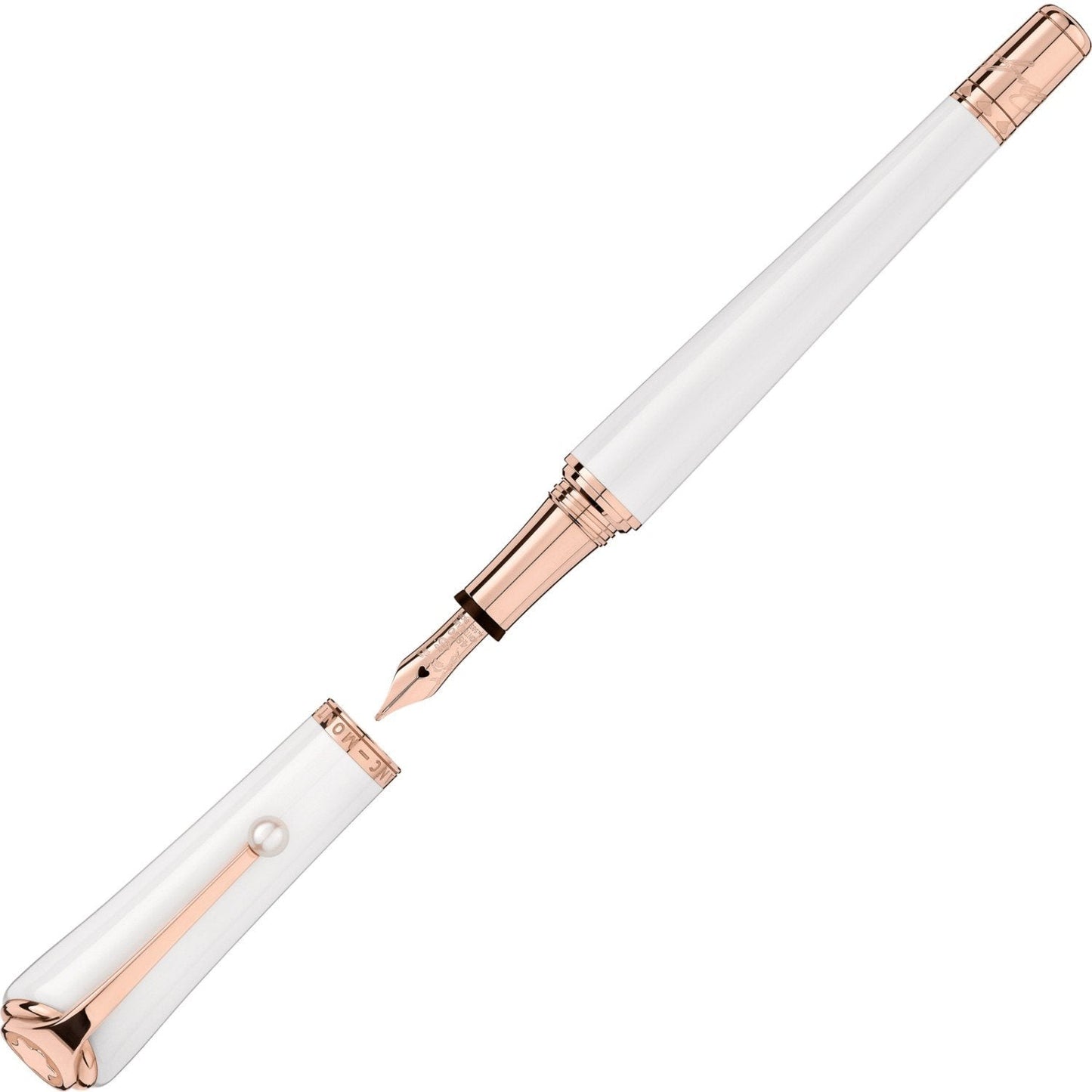 Montblanc stilografica Muses Marilyn Monroe Special Edition Pearl punta M 117884