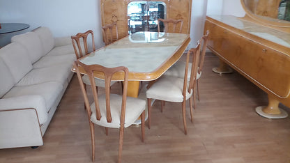 Tavolo da pranzo mid-century moderno di Vittorio Dassi, dario raia antiquariato