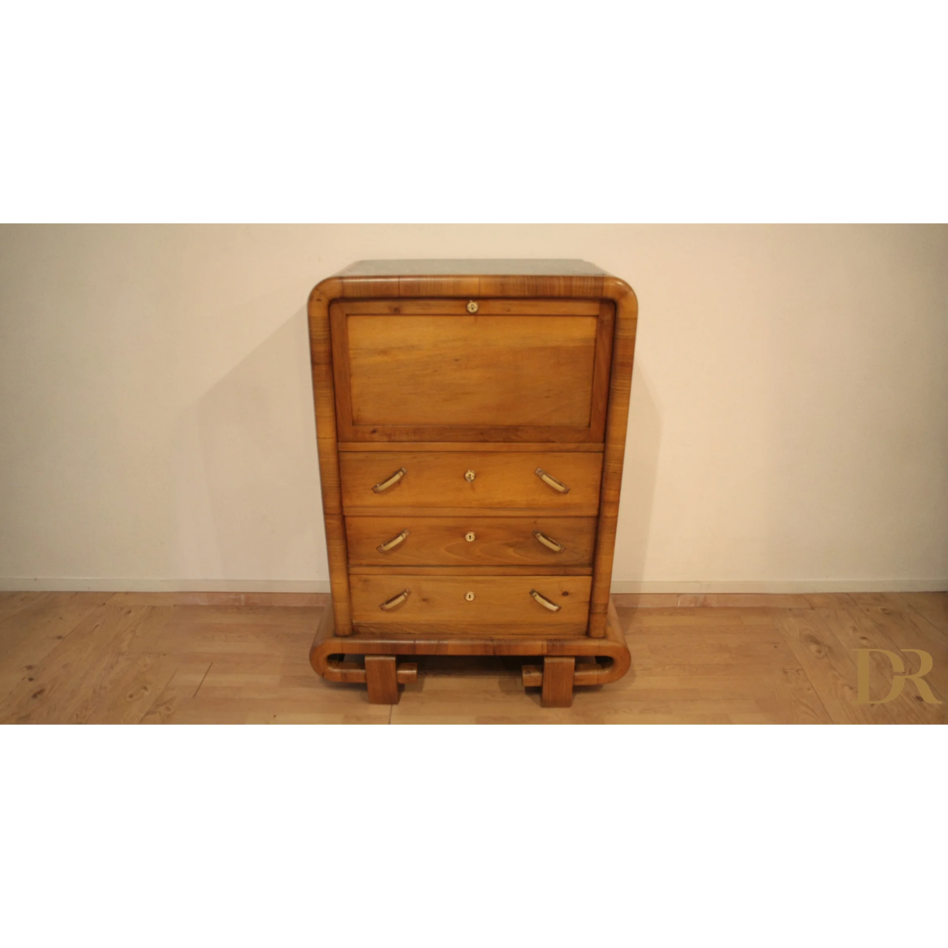 Secretaire in noce Art Decò anni 50 Mid Century Modern elegante e raffinato