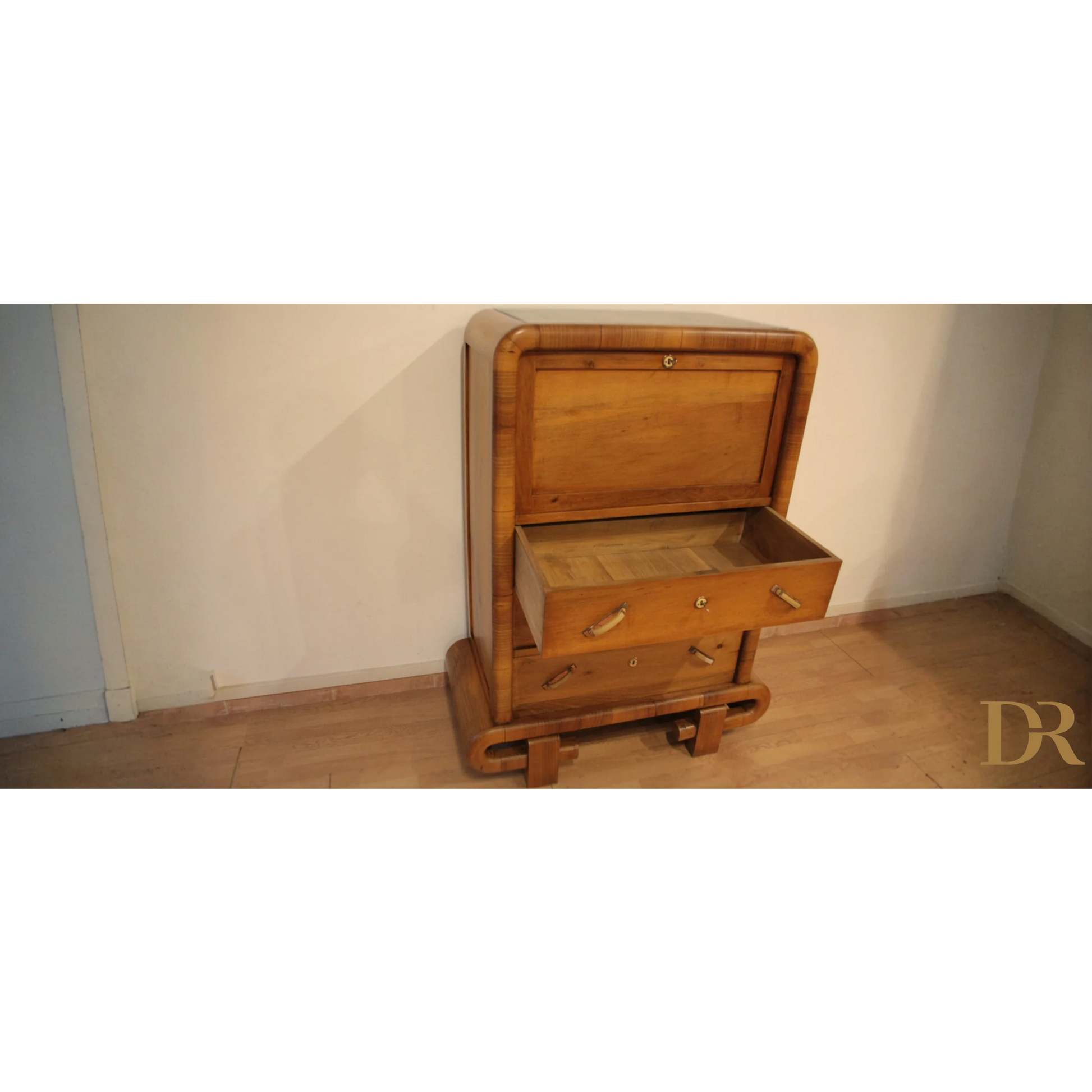Secretaire in noce Art Decò anni 50 stile mid century modern Italia