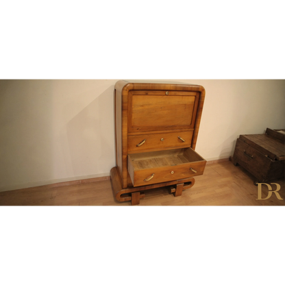 Secretaire in noce Art Decò anni 50, stile mid century modern e art deco Italia