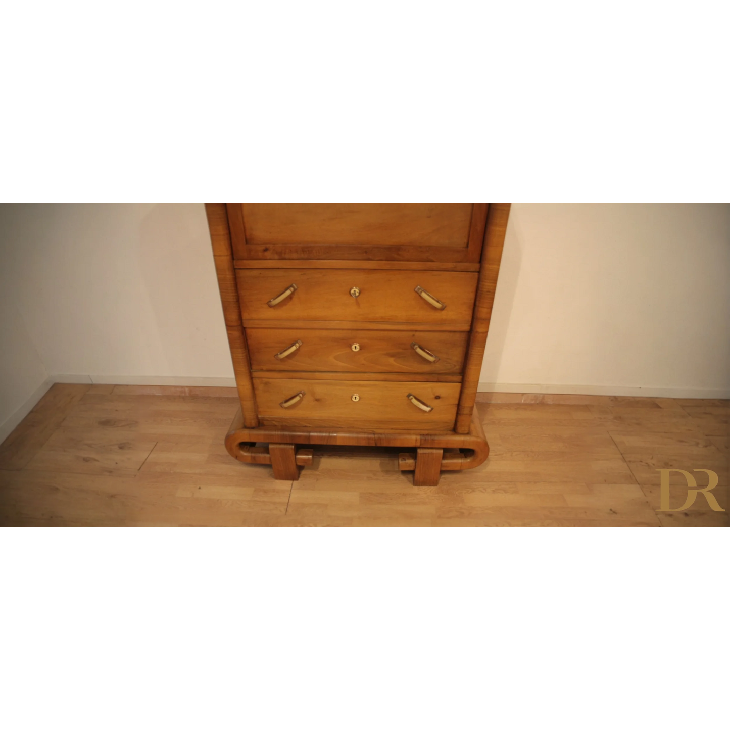 Secretaire in noce Art Decò anni 50 mid century modern con cassetti elegante