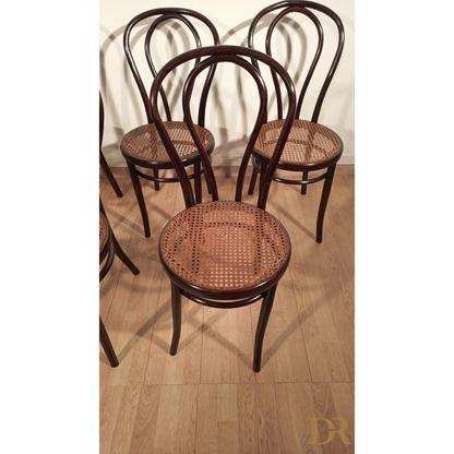 Sedie in stile Thonet, Drava D.D. Maribor Jugoslavia, XXI° secolo , set di 5