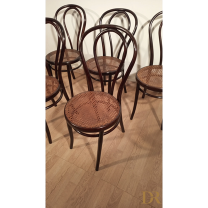 Sedie in stile Thonet, Drava D.D. Maribor Jugoslavia, XXI° secolo , set di 5