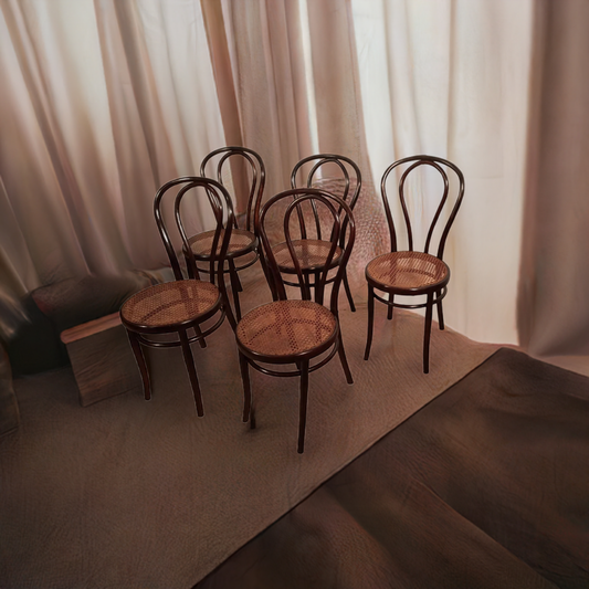 Sedie in stile Thonet Drava D.D. Maribor Jugoslavia XXI°