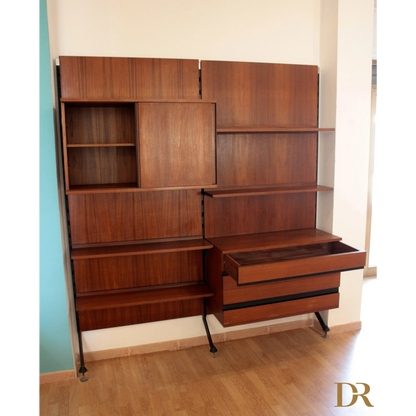 Ripiano modulare Urio di Luisa Parisi per Parete Modulare Urio Italia 60s