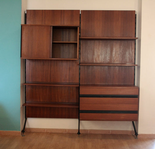 Modulare Urio parete modulare Urio libreria due moduli di Luisa Parisi Italia 60’s