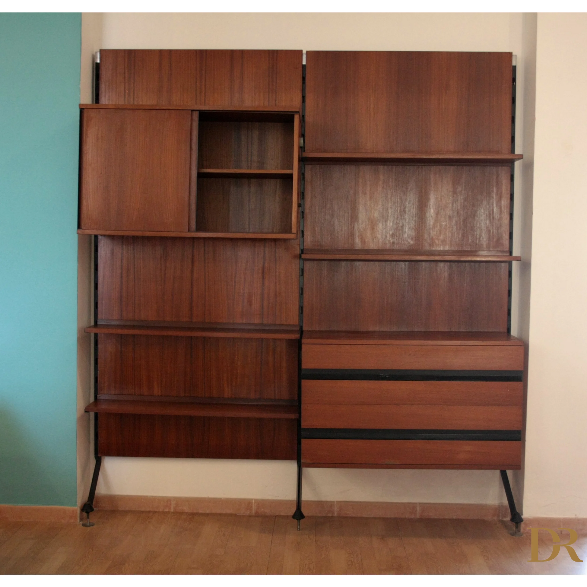 Modulare Urio parete modulare Urio libreria due moduli di Luisa Parisi Italia 60’s