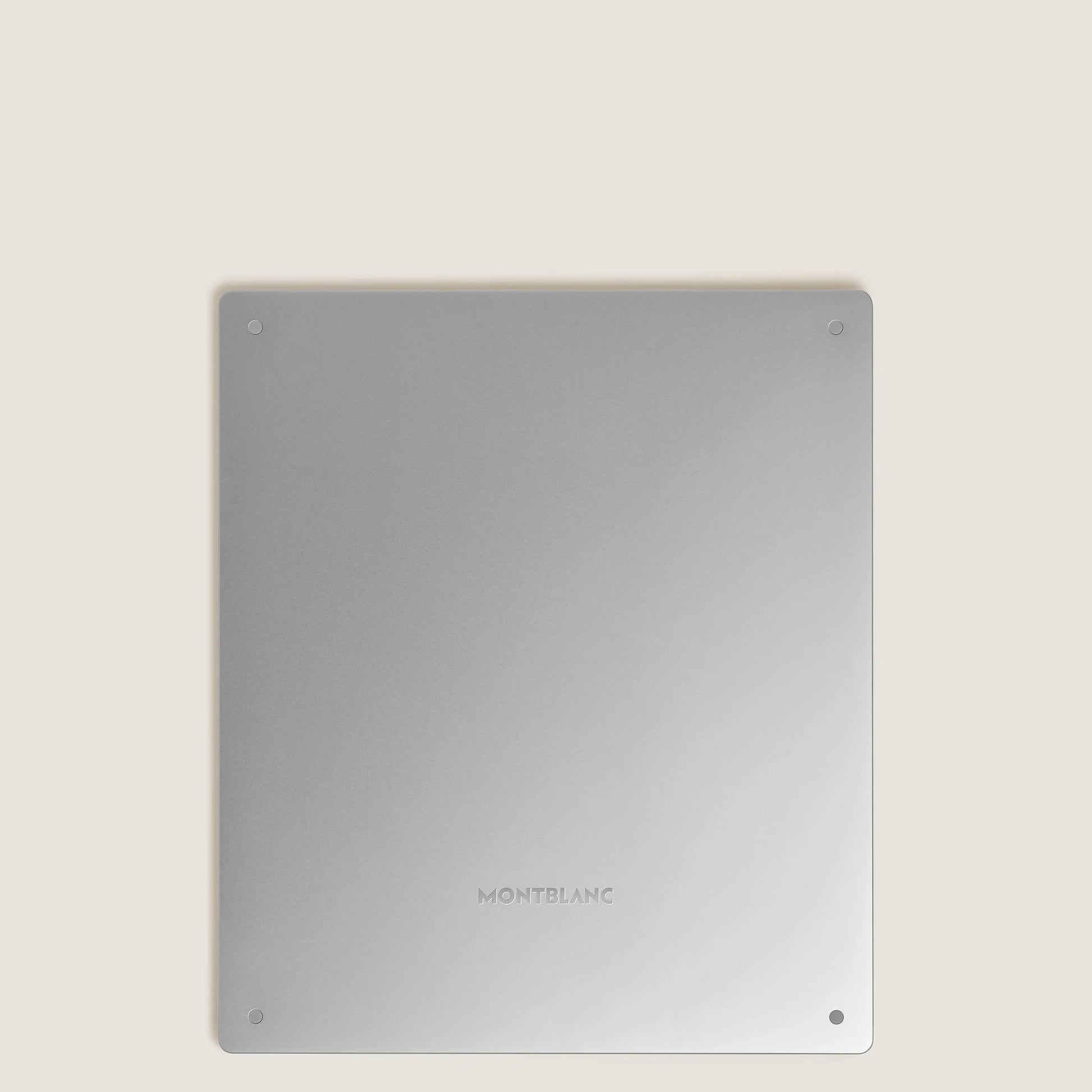 Montblanc digital paper argento 135012 supporto per tablet in metallo argento con design minimale e marchio discreto