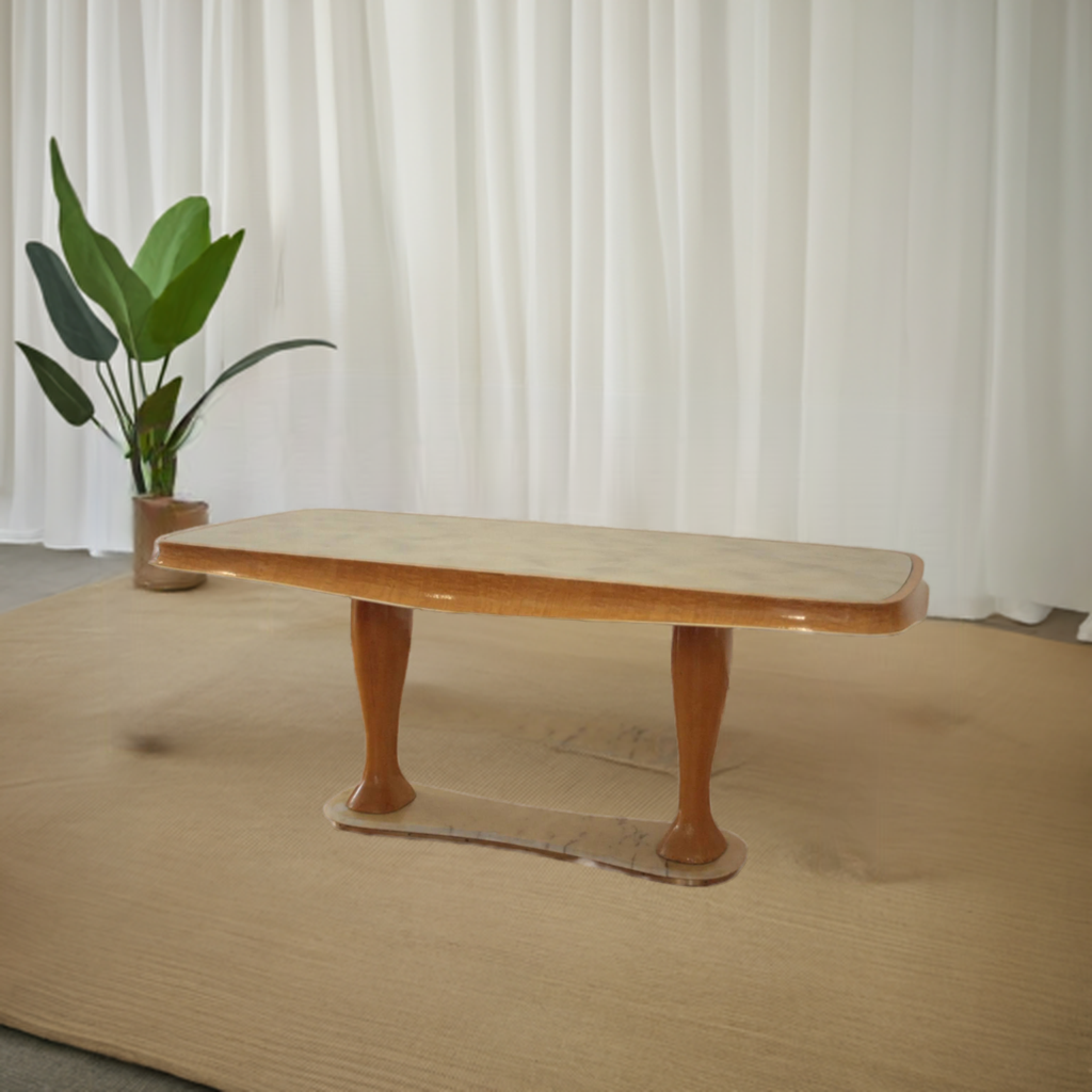 Tavolo da pranzo mid-century moderno di Vittorio Dassi, dario raia antiquariato
