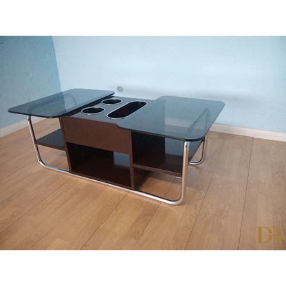 tavolo tavolino table salotto caffè coffee tè anni 70 metallo cromato e vetro Dario Raia Antiquariato Modernariato Vintage anni 50 anni 60 anni 70 Comodino mobiletto mobile TV in noce Mobili antichi Mobili da pranzo Mobili nuovi per la casa Mobili per camera da letto Mobili per la casa nuova Mobili per sala studio Tavolino per camera da letto tavolo antico Tavolo decò