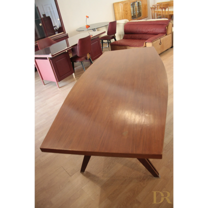 Alt text Tavolo Tolomeo di Ico Parisi ed Ennio Fazioli, tavolo in legno mid-century modern