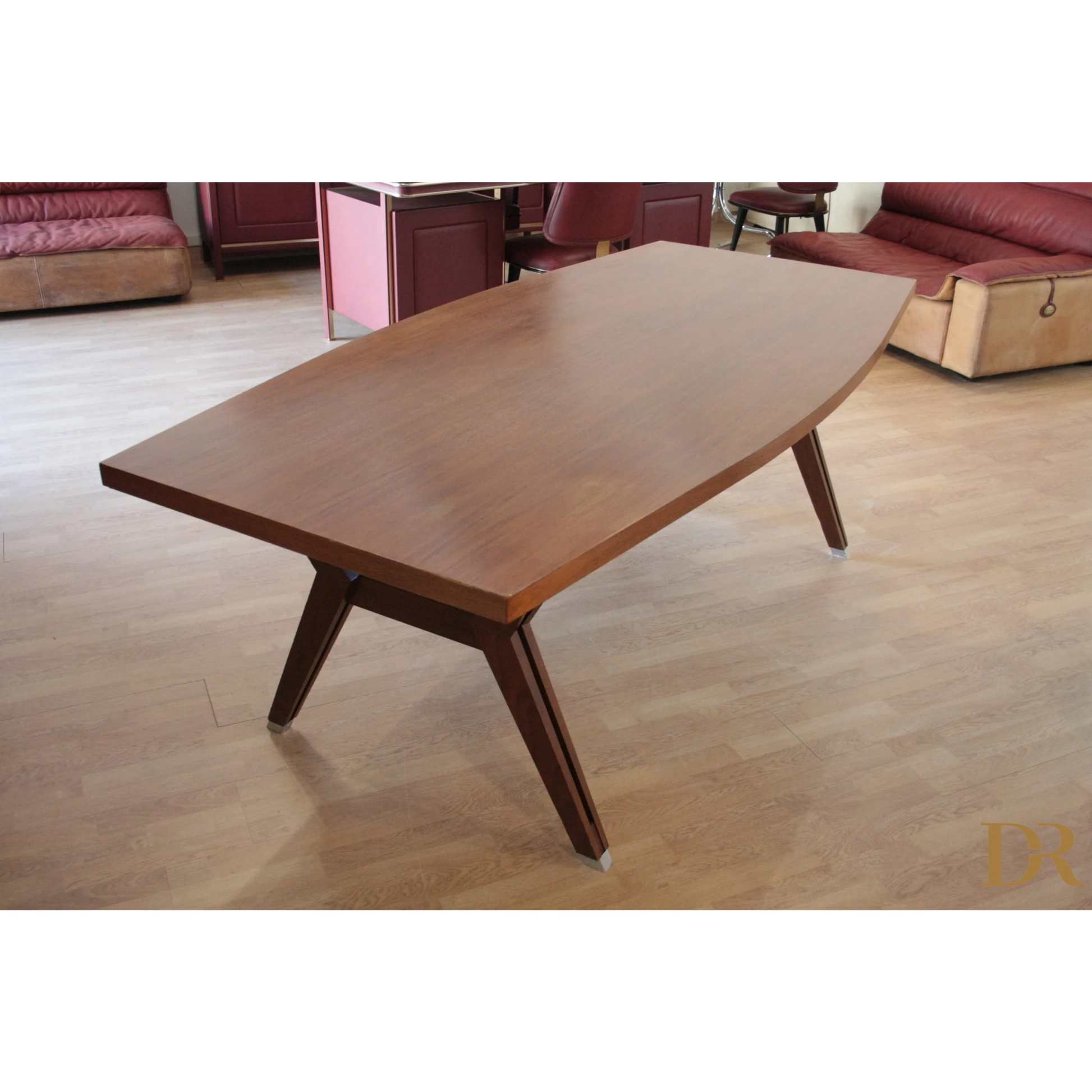 Tavolo Tolomeo di Ico Parisi ed Ennio Fazioli, elegante Tavolo in legno anni 1958