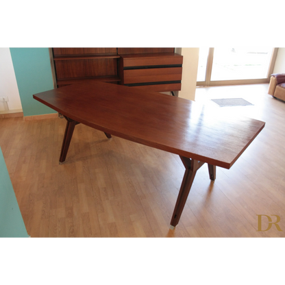 Tavolo Tolomeo di Ico Parisi ed Ennio Fazioli, elegante tavolo da pranzo anni 50