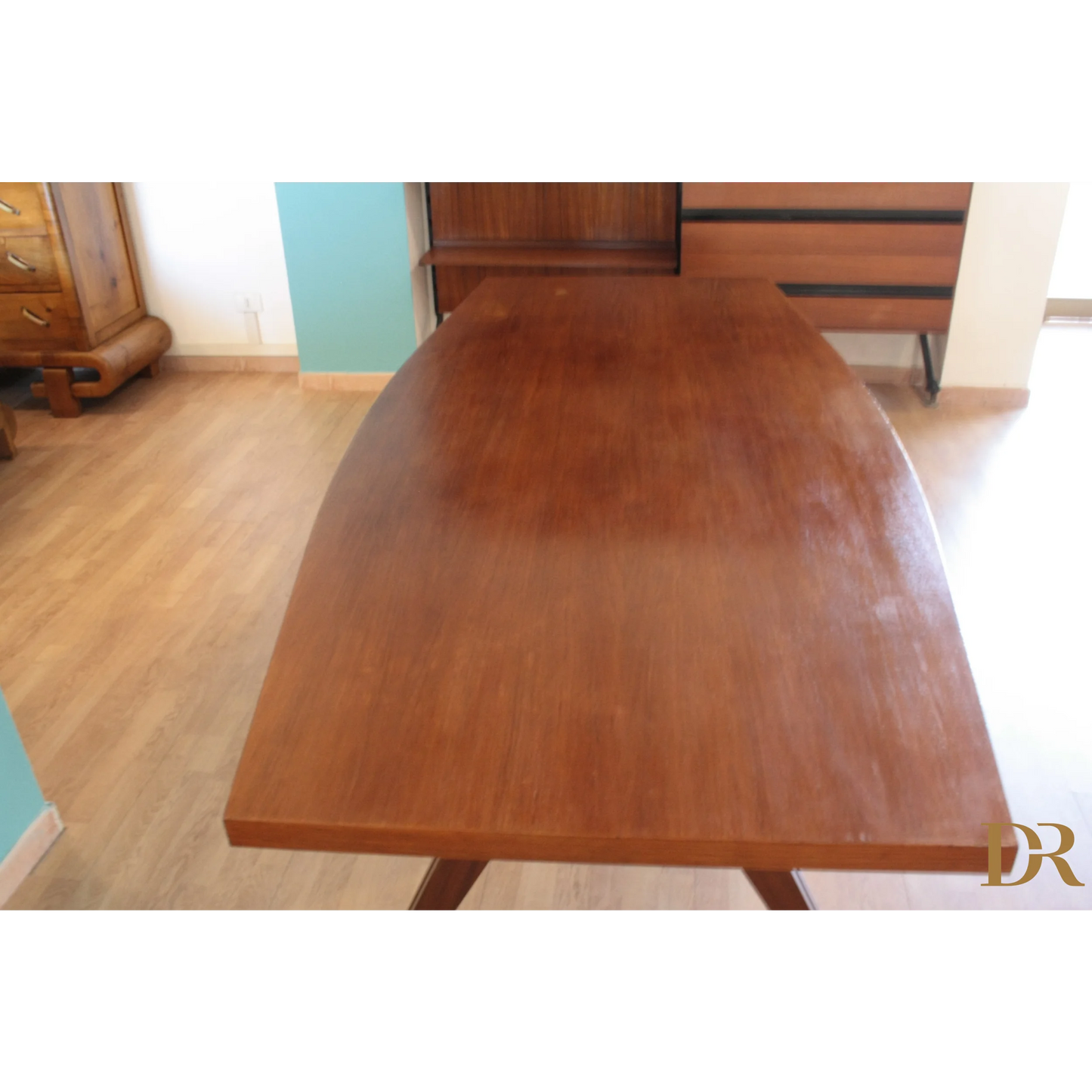 Tavolo Tolomeo in legno rettangolare di Ico Parisi ed Ennio Fazioli Italia 1958