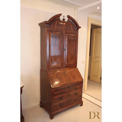 Trumeaux Secretaire scrivania cassettiera Luigi XVI Inglese vintage in noce Dario Raia Antiquariato Modernariato Vintage Armadietto secretaire Armadio secretaire Comodino a credenza Scrivania in legno Secretaire a cassetti Secretaire in rovere massello Secretaire intarsiato Secretaire vintage trumeaux