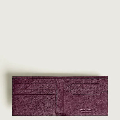 万宝龙 Sartorial 六隔层钱包 黑醋栗色 199367