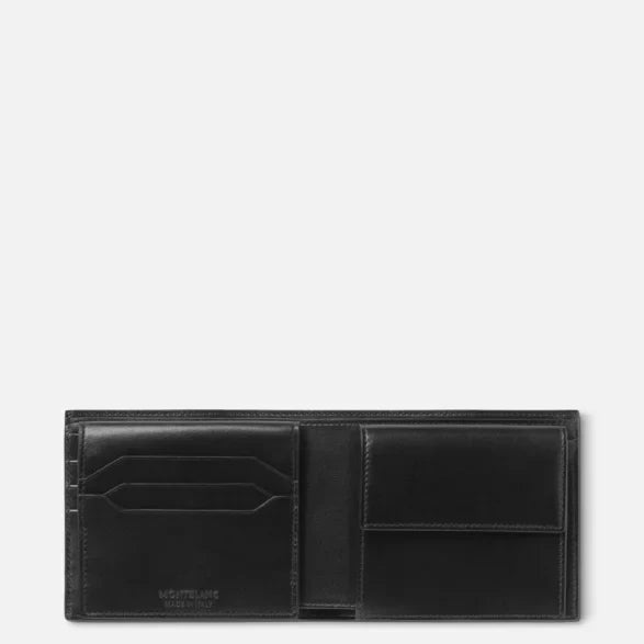 Montblanc Meisterstück 黑色10格带零钱袋钱包 198315