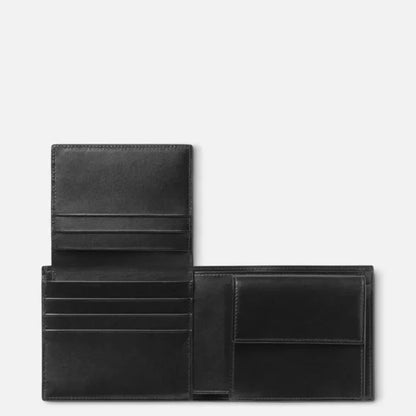 Montblanc Meisterstück 黑色10格带零钱袋钱包 198315
