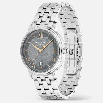 Montre Montblanc Tradition Automatic Date 40 mm Gris Acier Automatique 132433
