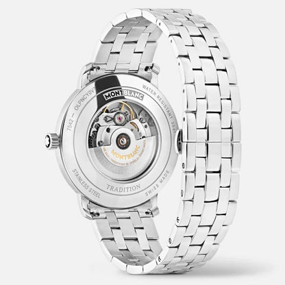 Montre Montblanc Tradition Automatic Date 40 mm Gris Acier Automatique 132433