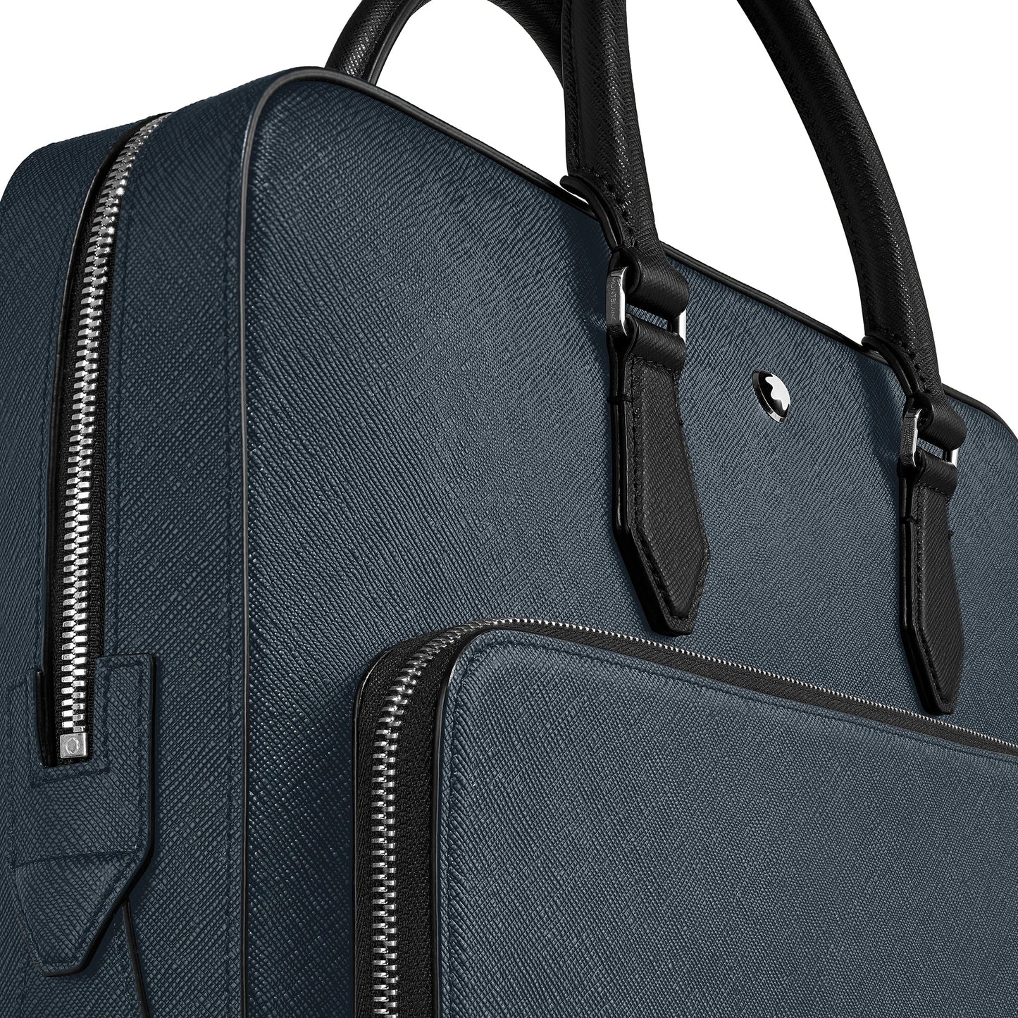 Montblanc 中号文件包 定制斜纹布 蓝色 220332