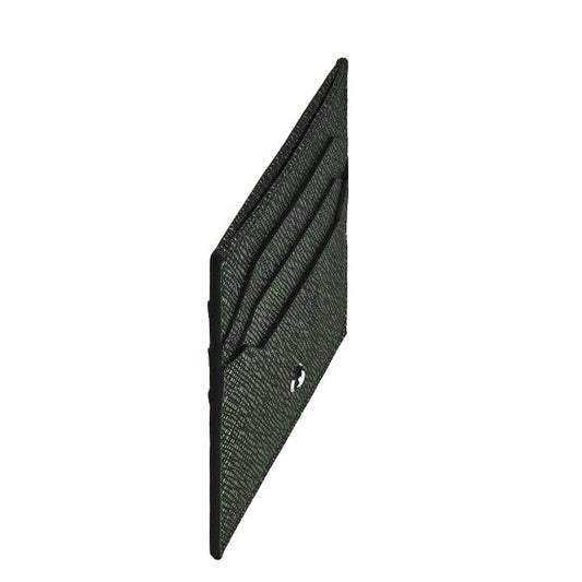 Montblanc portacarte 6 tasche sartorial tweed kaki 220390
