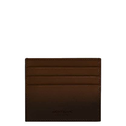 Montblanc porta carte 6 scomparti Meisterstück sfumato marrone 220319