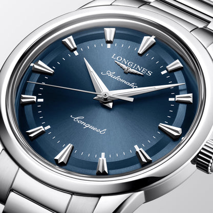 浪琴表 Heritage 40毫米蓝钢自动腕表 L1.650.4.92.6