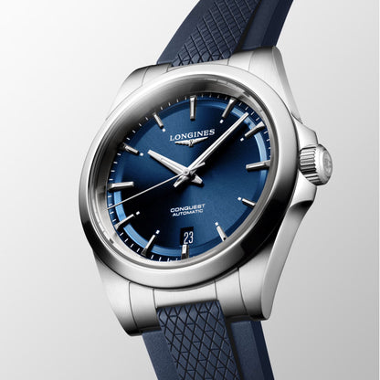 Longines Conquest 38毫米 蓝色 自动钢表 L3.720.4.92.9