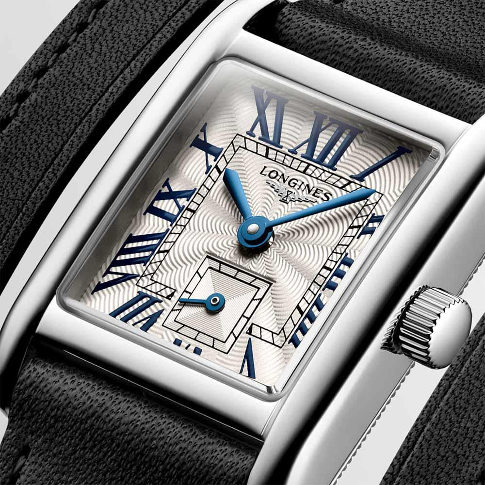 Montre Longines Mini Dolcevita 21,50 x 29,00 argent quartz acier L5.200.4.71.0