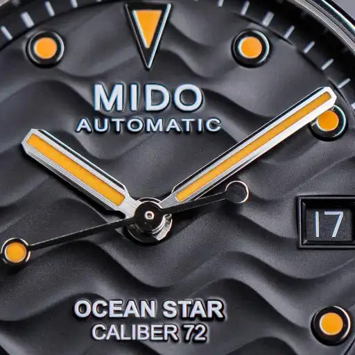 美度 Ocean Star 39 39毫米黑色自动钢表 M026.907.17.051.00