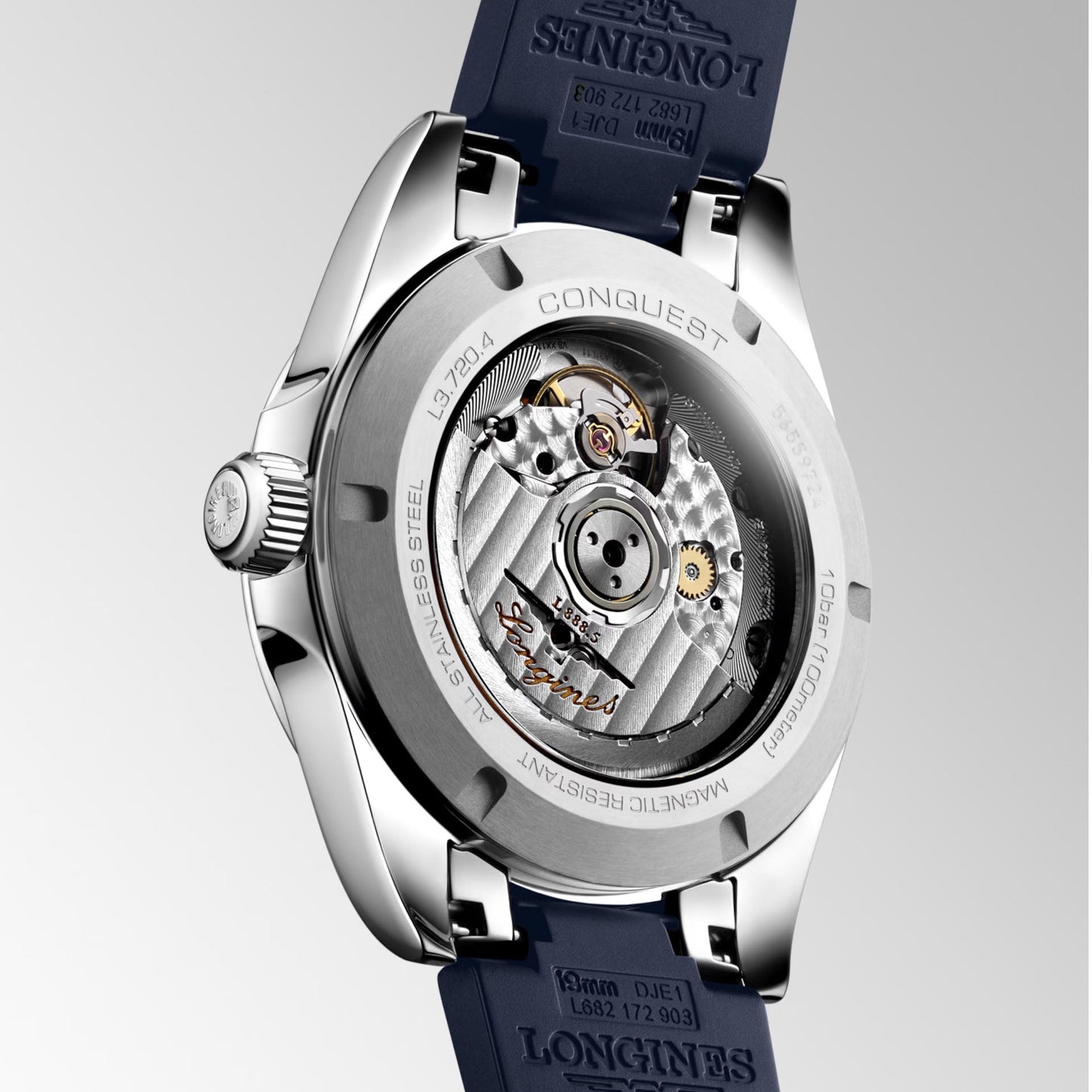 Longines Conquest 38毫米 蓝色 自动钢表 L3.720.4.92.9