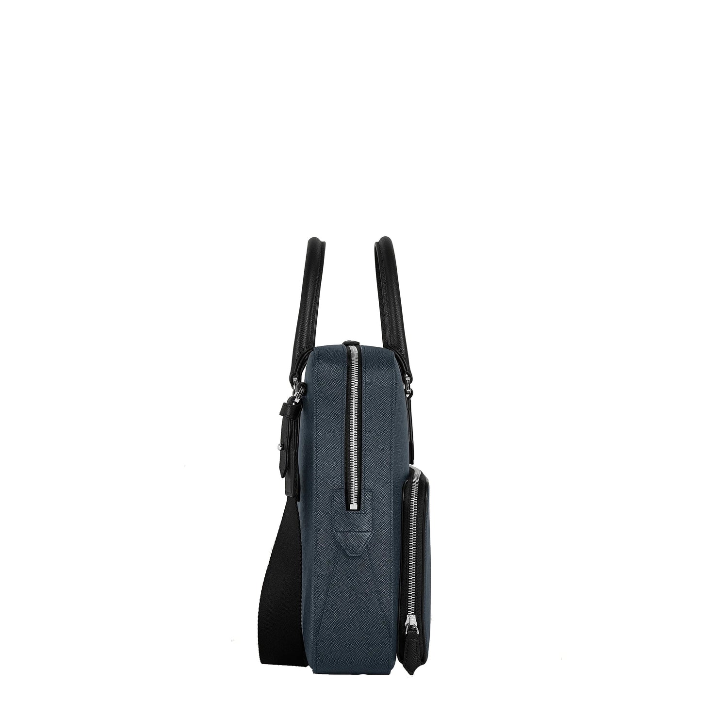 Montblanc 中号文件包 定制斜纹布 蓝色 220332