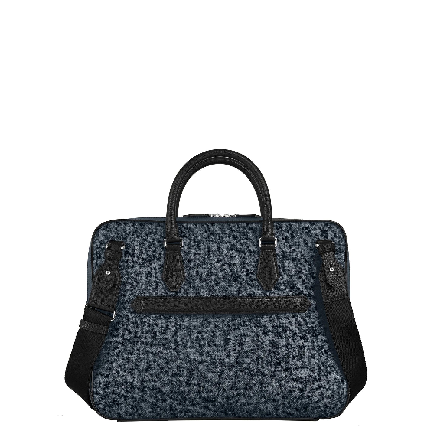 Montblanc 中号文件包 定制斜纹布 蓝色 220332