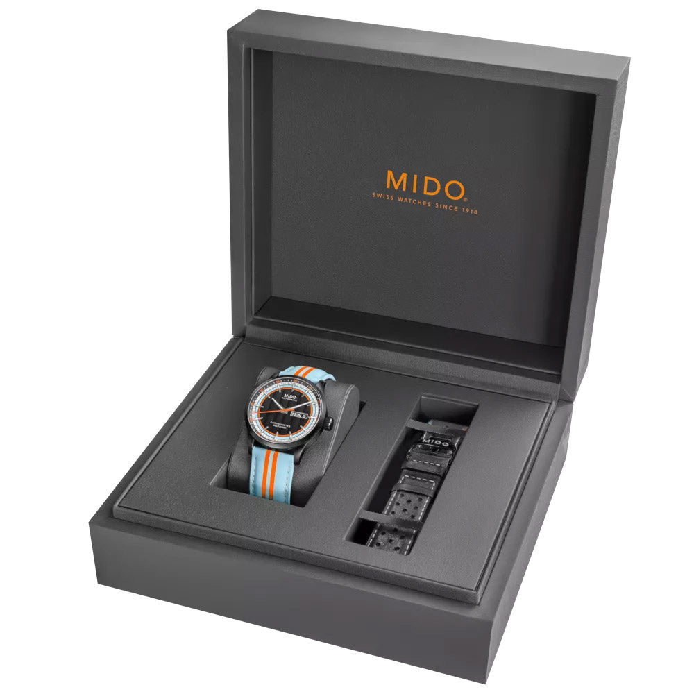 Mido Multifort 计时码表 1 Racer 42毫米 黑色 自动 不锈钢 PVD黑色处理 M038.431.36.051.00